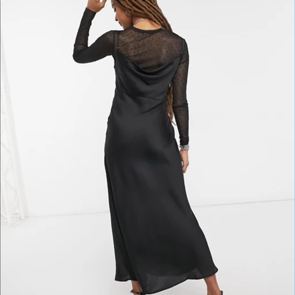 Free People Black Slip Dress Size Small - Picture 4 of 10